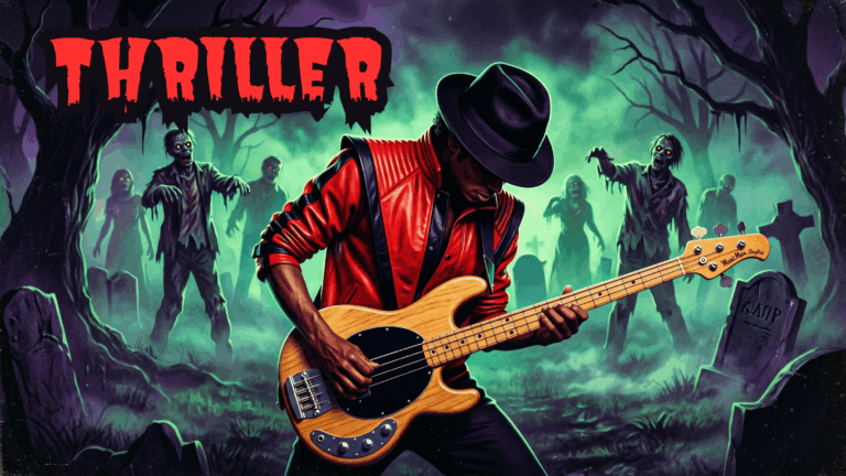 Michael Jackson, thriller, album, basse, tablature, cours, louis johnson
