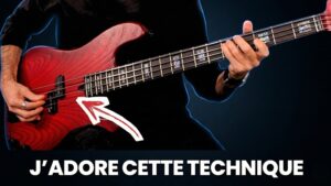 cours de basse, technique, hammer, pull off, Palm mute, groove