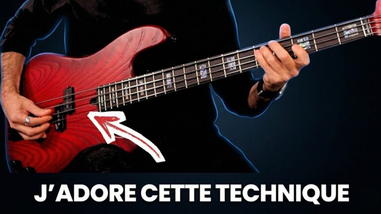 cours de basse, technique, hammer, pull off, Palm mute, groove