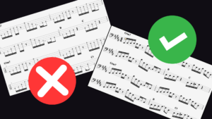 cours de musique, solfège, tablature, basse, débutant